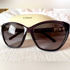Chloe CE600S cat eye sunglasses 100% UV protection. Made in Italy